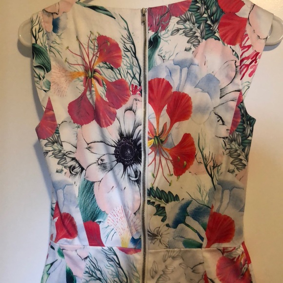 French Connection Floral Print Sleeveless Dress - Picture 3 of 3